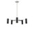 Generation Lighting Zentro Five Light Chandelier in Brushed Nickel - GLC2055BN