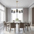 Generation Lighting Zentro Five Light Chandelier in Satin Brass - GLC2055SB