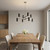Generation Lighting Zentro Eight Light Chandelier in Brushed Nickel - GLC2068BNE
