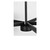 Generation Lighting Zentro Eight Light Chandelier in Midnight Black - GLC2068MBK