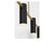 Generation Lighting Zentro Four Light Linear Chandelier in Satin Brass - GLC2074SBE