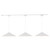 Kuzco Lighting Luiz LED Ceiling Kit in White - TR3L-P73915-WH