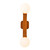 Kuzco Lighting Briar Two Light Wall Sconce in Teak - WS11522-TK