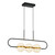 Alora Tagliato LED Linear Pendant in Matte Black/Brushed Gold - LP302003MBBG-UNV