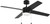 Generation Lighting Loni 52" Ceiling Fan in Midnight Black - 4LNI52MBKAWD