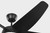 Generation Lighting Arkdale 52" Ceiling Fan in Midnight Black - 5ARKSM52MBKD