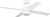 Generation Lighting Loni 52" Ceiling Fan in Matte White - 4LNIR52RZWD