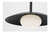 Generation Lighting Mont One Light Pendant in Midnight Black - GLP2041MBK