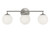 Generation Lighting Nube Three Light Vanity in Brushed Nickel - GLV1853BNE