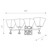 Lucas + McKearn Star Four Light Bath Bar in Silver Leaf - BB1002S-4