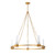 Lucas + McKearn Kristy Five Light Chandelier in Distressed Gold - CH30208G-5