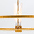 Lucas + McKearn Kristy Five Light Chandelier in Distressed Gold - CH30208G-5