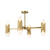 Lucas + McKearn Marvel Eight Light Pendant in Aged Brass - CH30209AB-4