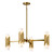 Lucas + McKearn Marvel Eight Light Pendant in Aged Brass - CH30209AB-4