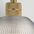 Lucas + McKearn Hampstead One Light Pendant in Painted Natural Brass - PD-HAMPSTEAD-P-PNBR