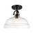 Lucas + McKearn Hampton One Light Pendant in Graphite - PD-HAMPTON-P-GR
