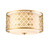 Lucas + McKearn Ziggy Two Light Flush Mount in Lacquered Gold - FM1185LG-2