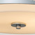 Lucas + McKearn Ziggy Two Light Flush Mount in Lacquered Silver - FM1185LS-2