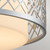 Lucas + McKearn Ziggy Two Light Flush Mount in Lacquered Silver - FM1185LS-2