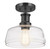 Lucas + McKearn Notting Hill One Light Pendant in Graphite - PD-NOTTINGHILL-P-GR