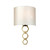 Lucas + McKearn Clark One Light Wall Sconce in Aged Brass - SC-CLARK-MEDIUM-AB