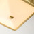 Lucas + McKearn Alpha Four Light Flush Mount in Aged Brass - FM1302AGB-14B
