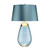 Lucas + McKearn Lena Two Light Table Lamp in Blue - TLG3025L