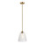 Lucas + McKearn Windsor One Light Pendant in Painted Natural Brass - PD-WINDSOR-P-PNBR