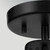 Lucas + McKearn York One Light Pendant in Black, Pale Blue - PD-YORK-MP-BLK-PB