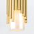 Lucas + McKearn Marvel One Light Flush Mount/ Pendant in Aged Brass - FM30209AB-1