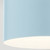 Lucas + McKearn York One Light Pendant in Painted Natural Brass, Pale Blue - PD-YORK-MP-PNBR-PB