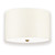 Lucas + McKearn Fletcher Three Light Flush Mount in Aged Brass, Ivory Shade - FM-FLETCHER14-3LT-IV-AB