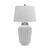 Lucas + McKearn Bexley One Light Table Lamp in White - QN-Bexley-TL-WPN
