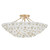 Metropolitan Coastlyn Four Light Semi Flush Mount in Legacy Brass - N1824-732