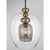 Metropolitan Amesbury One Light Pendant in Coal And Oxidized Aged Brass - N6661-865