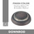 Minka Aire Minka Aire Downrod Coupler in Sterling Walnut/Golden Walnut - DR500-STW/GOW