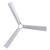 Minka Aire Simple 52"Ceiling Fan in Flat White - F787L-WHF