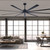 Minka Aire Xtreme 96"Ceiling Fan in Coal Black - F887-96-CL