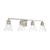 Minka-Lavery Chatham Square Four Light Bath in Brushed Nickel - 2474-84
