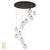 Quorum Axiom LED Pendant in Aged Brass - 3-6052-40