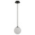 Quorum Luna LED Pendant in Black - 3-6710-15