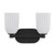 Savoy House Baldwin Two Light Bathroom Vanity in Matte Black - 8-1245-2-BK