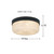 Quoizel Langford LED Flush Mount in Matte Black - LANG1615MBK