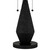 Quoizel Blackwood Two Light Table Lamp in Matte Black - TF6831MBK