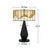 Quoizel Blackwood Two Light Table Lamp in Matte Black - TF6831MBK