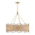 Savoy House Shawnee Eight Light Chandelier in Warm Brass - 1-1412-8-322