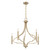 Savoy House Woodlawn Five Light Chandelier in Noble Brass - 1-5999-5-127