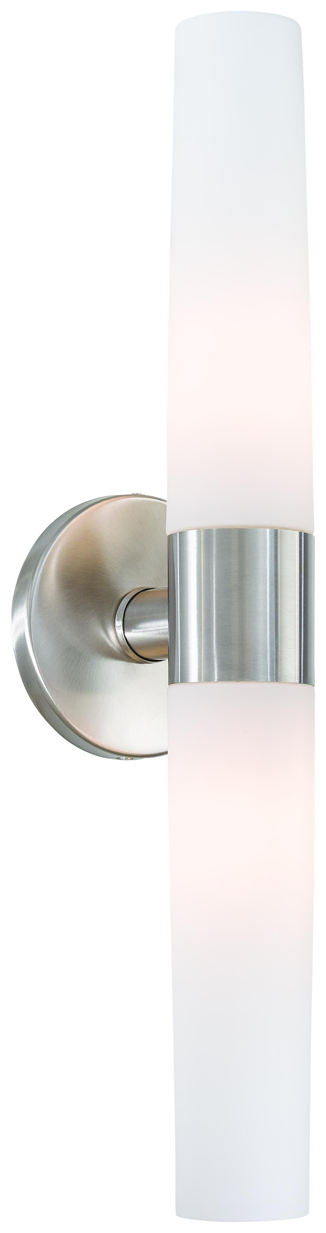George Kovacs Saber Light Bathroom Fixture in Brushed Stainless Steel,  P5042-144 The Light Brothers