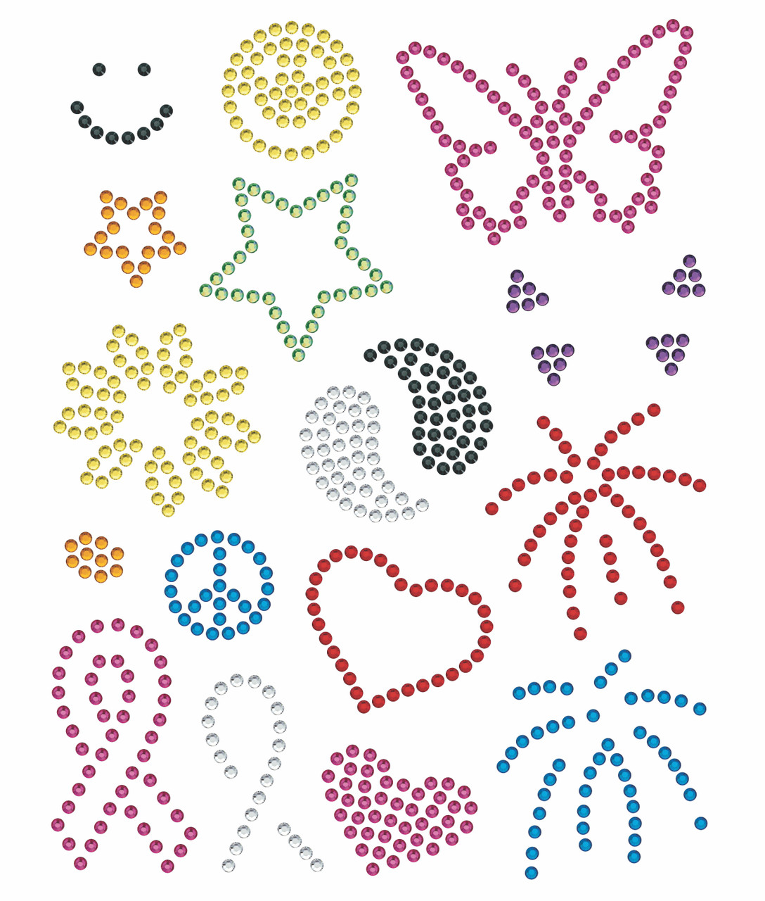 VARIETY - Two Color Designs - Rhinestone Genie