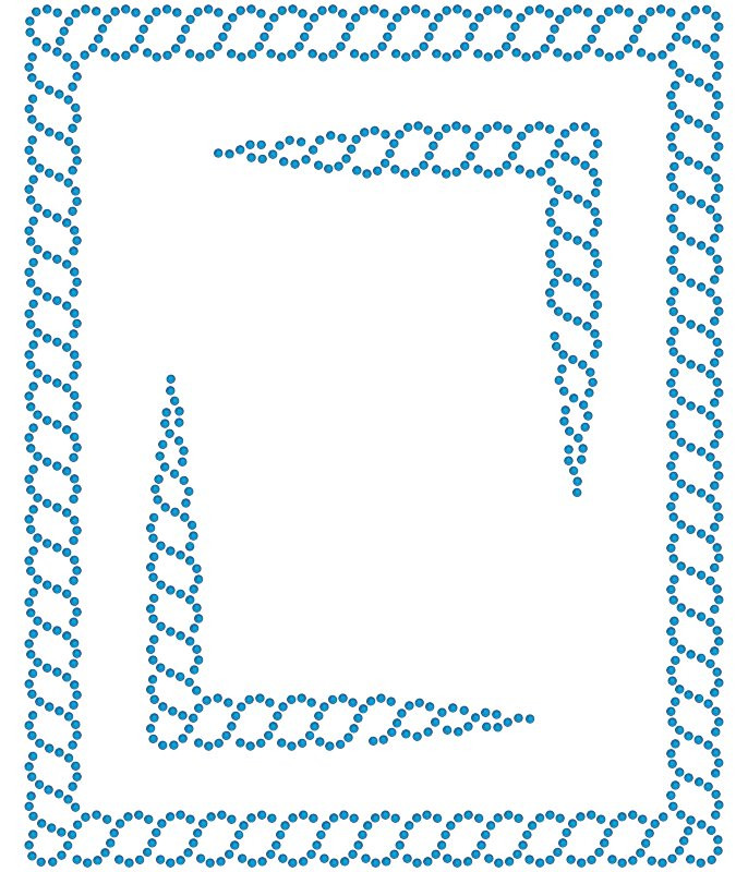 BORDER - ROPE - Rhinestone Genie